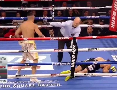 Τρομερό κτύπημα και το νοκ-άουτ της χρονιάς - Τον «ξάπλωσε» σε 44 δευτερόλεπτα (βίντεο)